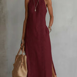 Abito maxi bianco in pizzo da donna – Romantico ed elegante