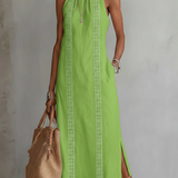 Abito maxi bianco in pizzo da donna – Romantico ed elegante