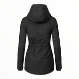 Donna - Giacca parka - Calda pelliccia sintetica
