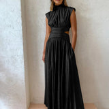 Abito Femminile Scollo Ingiottito – Adatto per Occasioni Festive, Con Dettagli Cut-Out