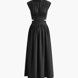 Abito Femminile Scollo Ingiottito – Adatto per Occasioni Festive, Con Dettagli Cut-Out