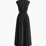 Abito Femminile Scollo Ingiottito – Adatto per Occasioni Festive, Con Dettagli Cut-Out