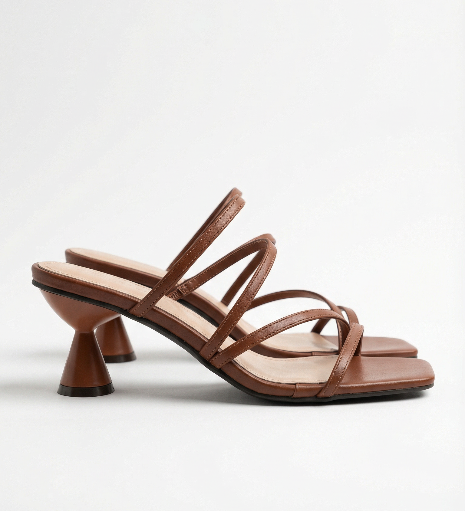 Sandali da Donna con Tacco Kitten – Con Cinghie, Adatti per l'Estate e per Uso Casual