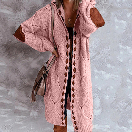 Donna - Cardigan lungo - Con cappuccio
