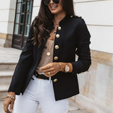 Donna - Giacca con bottoni - Stile casual