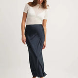 Gonna Midi a Vita Alta per Donne – Adatta per Occasioni Casual e Diverse