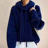 Donna - Maglione dolcevita oversize - misto lana