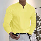 Camicia senza bottoni da uomo Premium Sweat Wicking