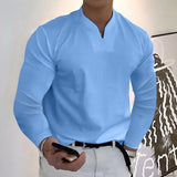 Camicia senza bottoni da uomo Premium Sweat Wicking