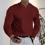 Camicia senza bottoni da uomo Premium Sweat Wicking