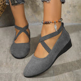 Viola™ | Ballerina con cinturino e zeppa comfort