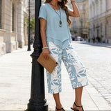 Set Casual da Donna – Con Top e Pantaloni, Adatto per l'Estate, Slim Fit