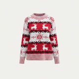 Maglione da donna con renne e motivo Fair Isle – Calda maglia natalizia per l’abbigliamento invernale
