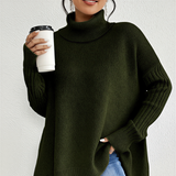 Donna - Maglia a collo alto - Vestibilità oversize