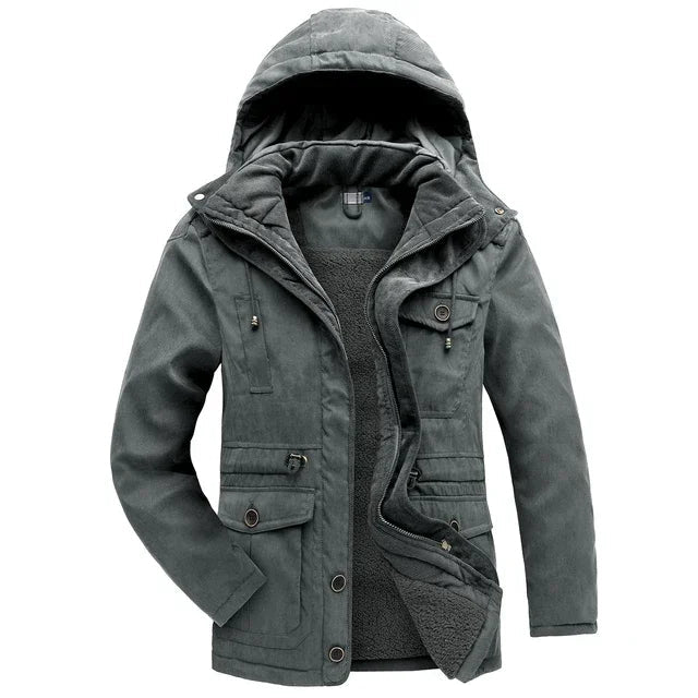 Caterina™ | Giacca invernale con cappuccio e fodera in pile
