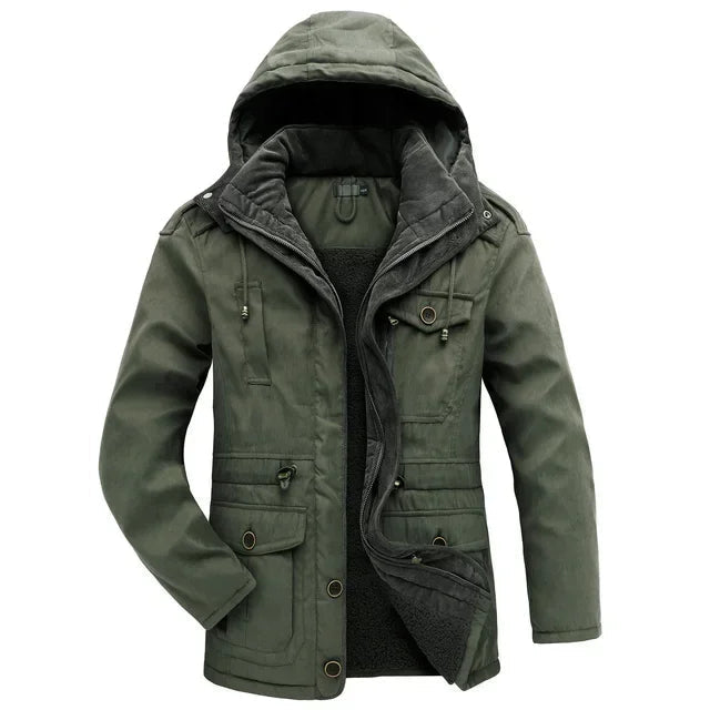 Caterina™ | Giacca invernale con cappuccio e fodera in pile