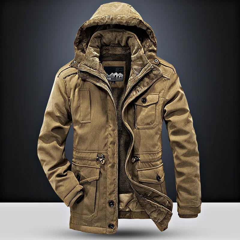 Margherita™ | Giacca invernale in cotone con cappuccio