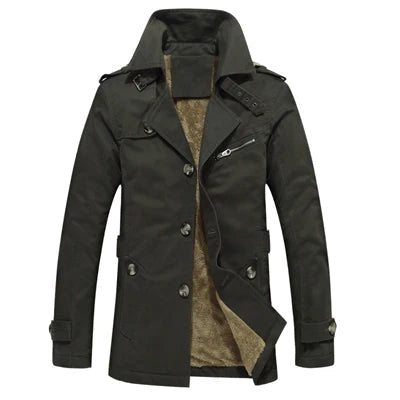 Alessandra™ | Trench imbottito con zip frontale