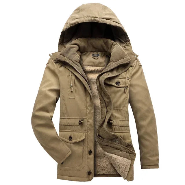 Caterina™ | Giacca invernale con cappuccio e fodera in pile