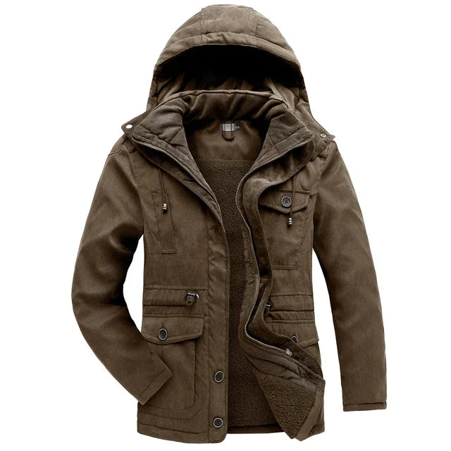 Caterina™ | Giacca invernale con cappuccio e fodera in pile