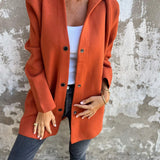 Felpa Oversized da Donna – Casual, Con Cappuccio, Adatta per Primavera e Autunno