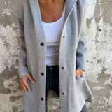 Felpa Oversized da Donna – Casual, Con Cappuccio, Adatta per Primavera e Autunno