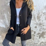 Felpa Oversized da Donna – Casual, Con Cappuccio, Adatta per Primavera e Autunno