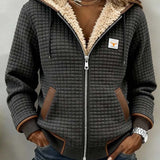 Francesca™ | Giacca trapuntata con cappuccio in sherpa