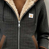 Francesca™ | Giacca trapuntata con cappuccio in sherpa