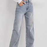 Pantaloni Slim Fit Donna – Look Vintage con Strappi, Adatti per Uso Casual e Quotidiano