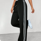 Pantaloni Jogging Donna a Vita Alta – Vestibilità Sportiva per Uso Casual